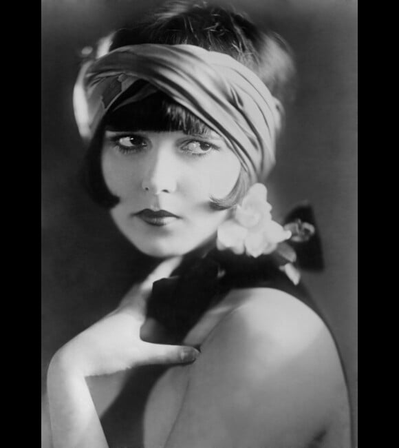 Louise Brooks, l'une des étoiles du cinéma muet (1925).
