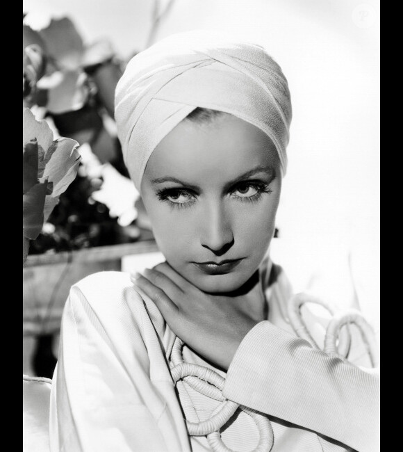 La star du cinéma muet Greta Garbo (1932).