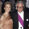Le prince Laurent de Belgique (photo : avec sa femme la princesse Claire lors du mariage d'Albert et Charlene de Monaco, le 2 juillet 2011), propriétaire d'une villa, la Casa Sofia, sur l'île de Panarea, au large de la Sicile, a laissé les lieux à l'abandon, selon un envoyé spécial de Sudpresse.