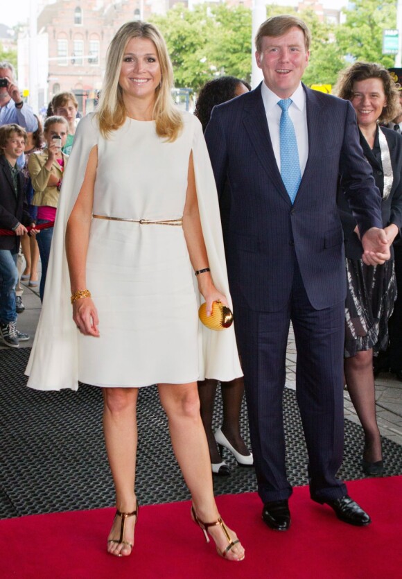 La princesse Maxima et le prince Willem-Alexander des Pays-Bas assistaient le 28 juin 2012 au Concertgebouw d'Amsterdam à la clôture du 65e Holland Festival.