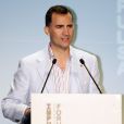 Felipe d'Espagne lors du 3e Forum Impulsa, à Barcelone le 29 juin 2012.