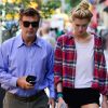 Alec Baldwin et sa fille Ireland dans les rues de New York, le 2 juillet 2012.