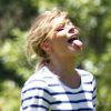LeAnn Rimes s'éclate comme une folle avec les fils de son mari Eddie Cibrian Mason et Jake le 2 juillet 2012 dans un superbe parc de Malibu
