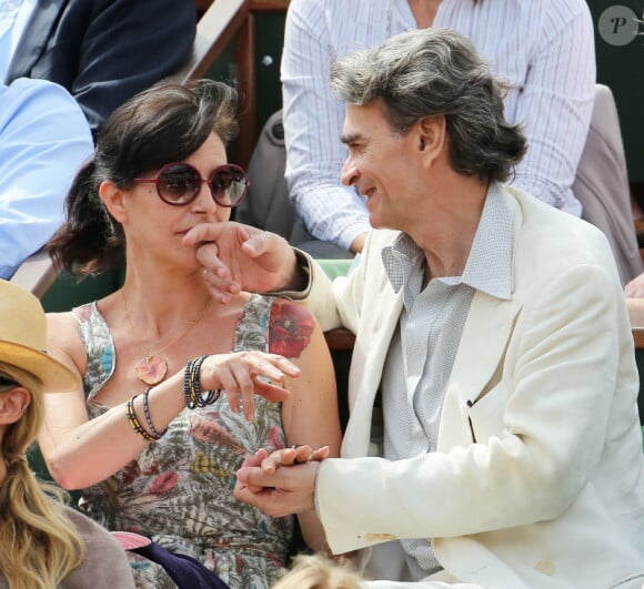 Lio et son nouveau compagnon à Roland-Garros le 31 mai 2012