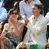 Lio et son nouveau compagnon à Roland-Garros le 31 mai 2012