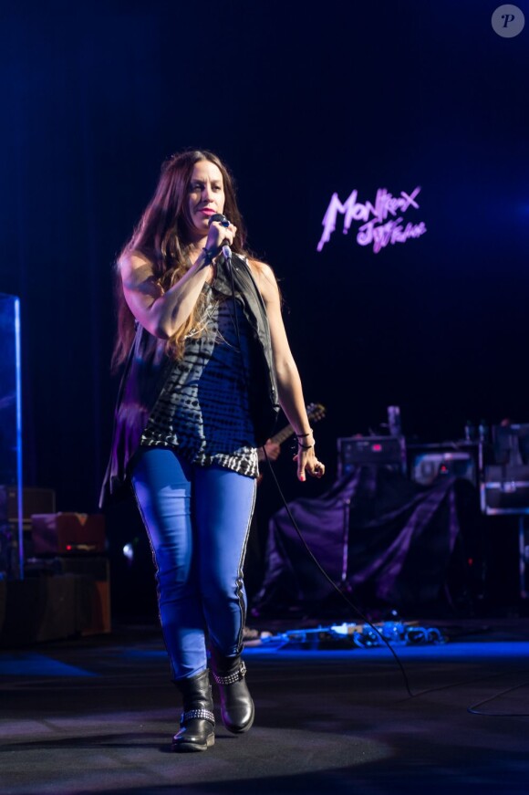 Alanis Morissette au Montreux Jazz Festival le 2 juillet 2012.