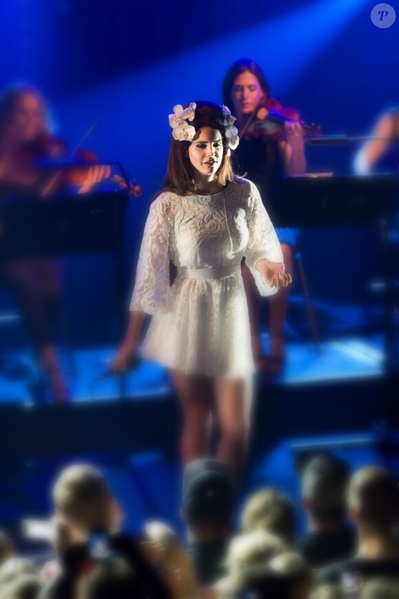 Lana Del Rey au Montreux Jazz Festival le 4 juillet 2012.