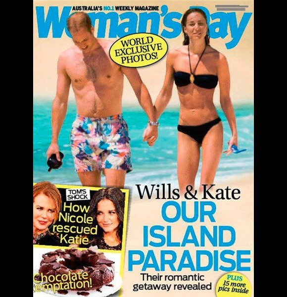 Le magazine australien Woman's Day a publié en exclusivité mondiale en juillet 2012 des photos de la lune de miel du prince William et de Kate Middleton, en mai 2011 sur North Island aux Seychelles, censée être totalement privée. Une audace risquée...