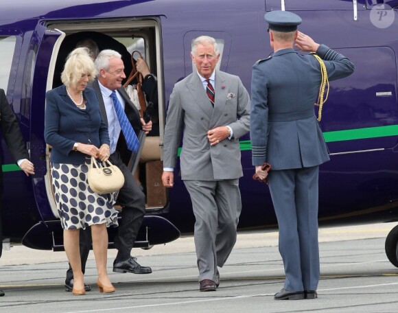 Le prince Charles et sa femme Camilla Parker Bowles effectuaient en juillet 2012 une visite de quatre jours au Pays de Galles.