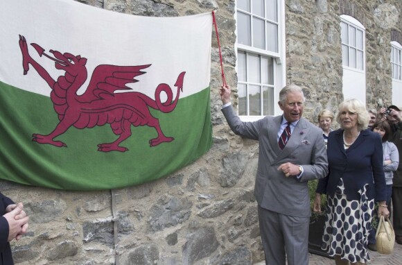 Le prince Charles et sa femme Camilla Parker Bowles effectuaient en juillet 2012 une visite de quatre jours au Pays de Galles.