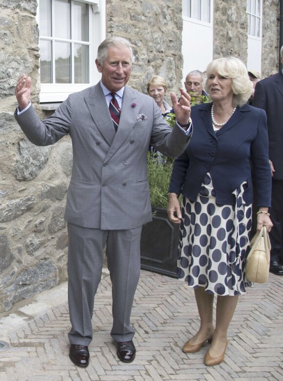Le prince Charles et sa femme Camilla Parker Bowles effectuaient en juillet 2012 une visite de quatre jours au Pays de Galles.