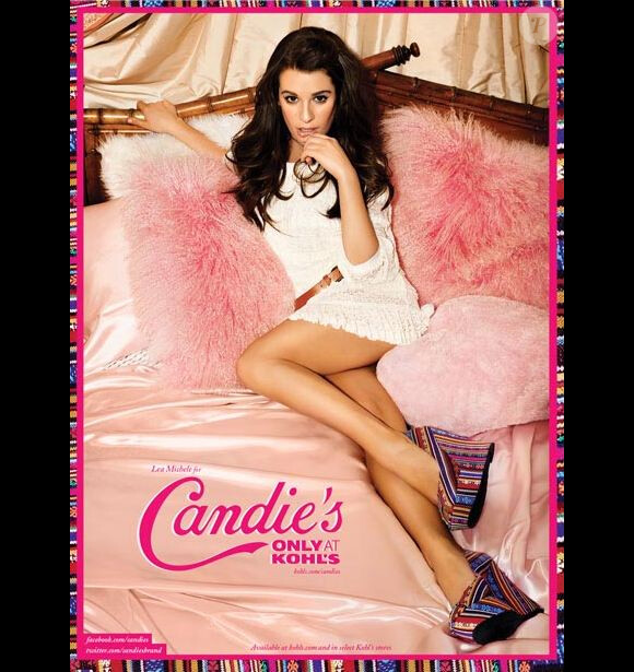La sexy Lea Michele prend la pose pour Candie's printemps 2012.