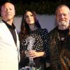 Paul Haggis, Monica Bellucci et Terry Gilliam au festival d'Ischia, en Italie le 11 juillet 2012.