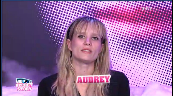 Audrey dans la quotidienne de Secret Story 6 le jeudi 12 avril 2012 sur TF1