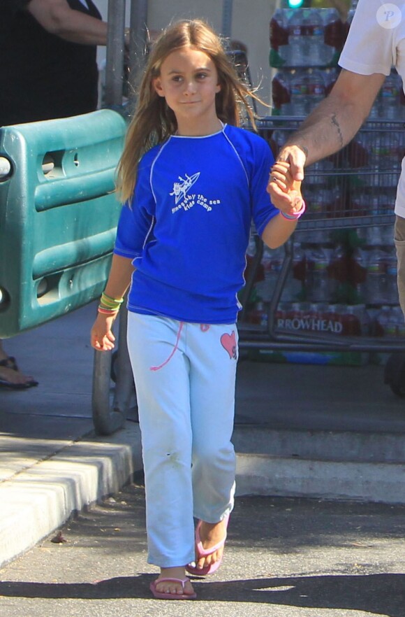 La petite Coco dans le quartier de Beverly Hills, à Los Angeles, le 16 juillet 2012.