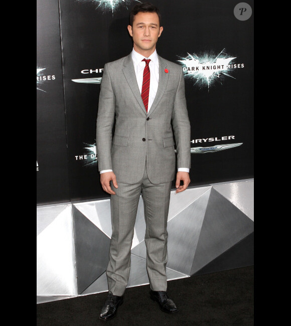Joseph Gordon-Levitt lors de l'avant-première du film The Dark Knight Rises à New York le 16 juillet 2012