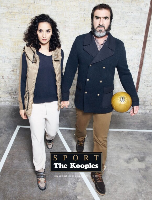 Rachida Brakni et Eric Cantona pour The Kooples sport