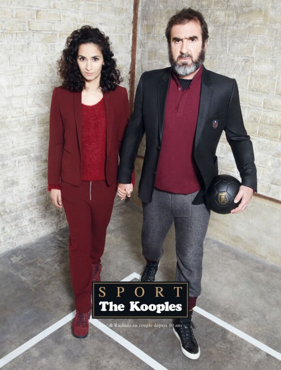 Rachida Brakni et Eric Cantona pour The Kooples sport