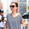 Cachée derrière ses lunettes de soleil, Miranda Kerr est parfaite dans les rues de New York. Le 19 juillet 2012