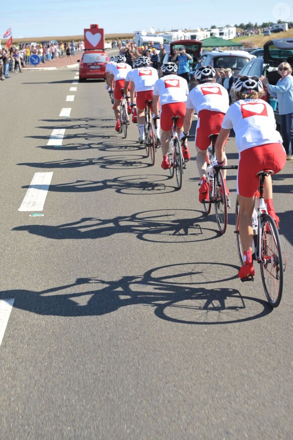 L'étape du coeur s'est déroulée lors de la 19e étape du Tour de France le 21 juillet 2012