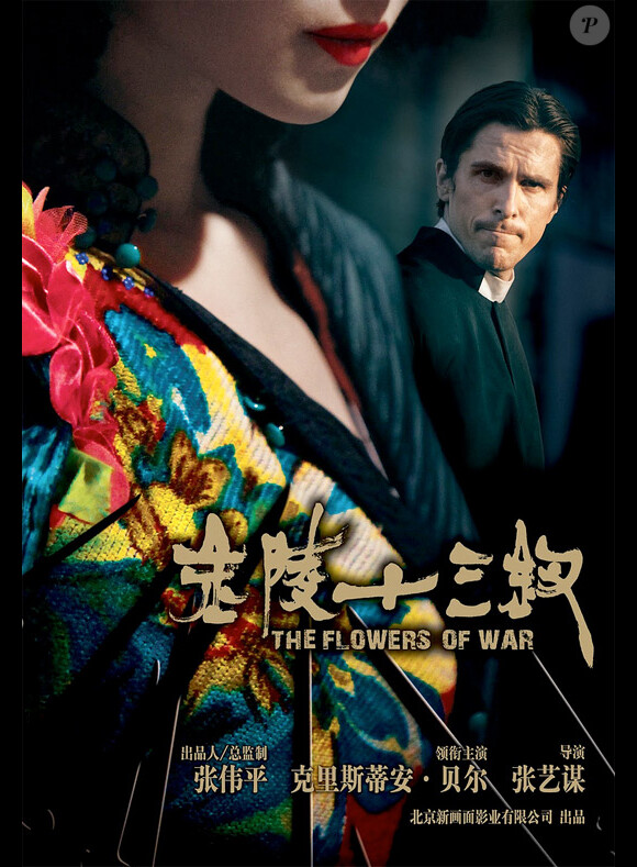 Christian Bale dans The Flowers of War de Zhang Yimou.