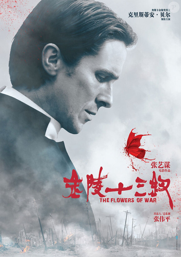 Christian Bale dans The Flowers of War de Zhang Yimou.