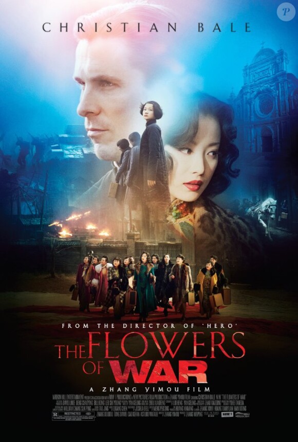 Christian Bale dans The Flowers of War de Zhang Yimou.
