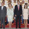 La délégation olympique espagnole a été reçue le 23 juillet 2012 au palais du Pardo, à Madrid, à la veille de son départ pour les JO de Londres, pour recevoir les voeux de réussite du roi Juan Carlos Ier d'Espagne, en présence de la reine Sofia, du prince Felipe et de la princesse Letizia.