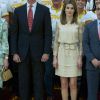 A la veille de son départ pour les JO de Londres, la délégation olympique espagnole a été reçue le 23 juillet 2012 au palais du Pardo, à Madrid, pour recevoir les voeux de réussite du roi Juan Carlos Ier d'Espagne, en présence de la reine Sofia, du prince Felipe et de la princesse Letizia.