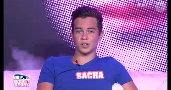 Sacha dans la quotidienne de Secret Story 6 le mercredi 25 juillet 2012 sur TF1