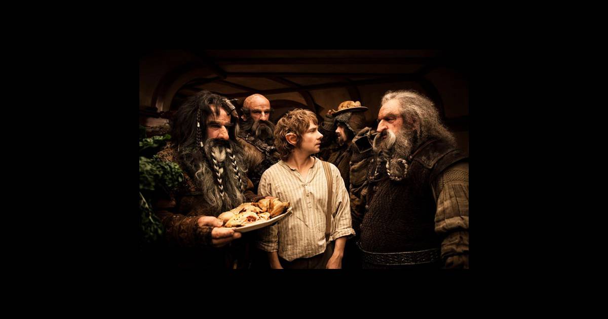 Martin Freeman et les nains dans Le Hobbit Un voyage inattendu de Peter Jackson, en salles le