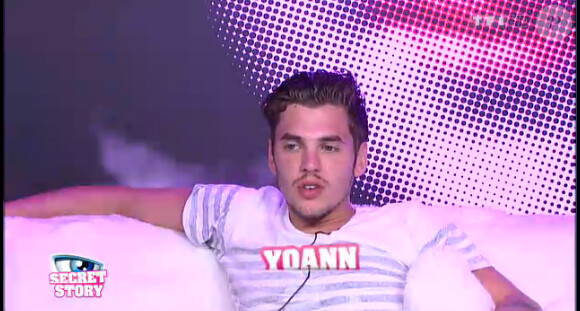 Yoann dans la quotidienne de Secret Story 6 du jeudi 26 juillet 2012 sur TF1