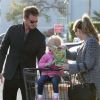 Eric Dane, sa femme Rebecca et leur fille Billie en mars 2012 à Los Angeles
