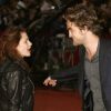 Robert Pattinson et Kristen Stewart à Rome le 30 octobre 2008, une complicité déjà débordante