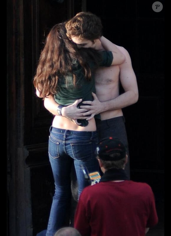 Robert Pattinson et Kristen Stewart en plein tournage de Twilight 2 en Italie - mai 2009