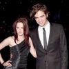 Robert Pattinson et Kristen Stewart à Londres le 3 décembre 2008 dans un style très rock