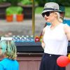 Gwen Stefani emmène ses fils Kingston et Zuma à Central Park. New York, le 27 juillet 2012. 