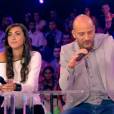 Caroline et Kevin sur le plateau de l'After Secret, le samedi 28 juillet 2012 sur TF1.