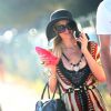 Paris Hilton se promène sur la plage de Pampelonne, à St-Tropez, le samedi 28 juillet 2012.