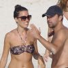 Xavi Hernandez et sa compagne sur l'île de Formentera le 29 juillet 2012