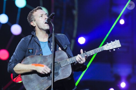 Chris Martin du groupe Coldplay