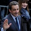 Nicolas Sarkozy et Carla Bruni-Sarkozy le 6 mai 2012