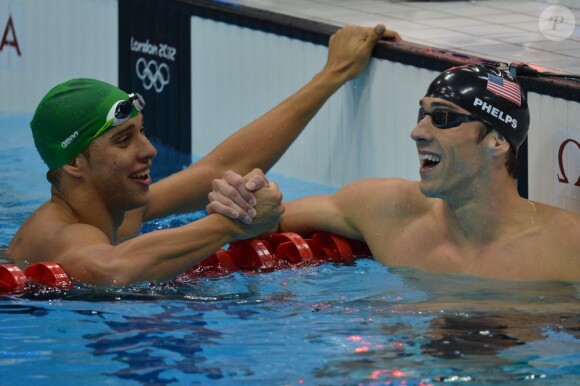 Michael Phelps a décroché une 21ème médaille olympique, la 17e en or, en s'imposant lors du 100m papillon le 3 août 2012 lors des JO de Londres