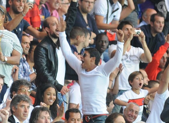 Saïd Taghmaoui lors de la rencontre amicale entre le PSG et le FC Barcelone (2-2) le 4 août 2012 au Parc des Princes