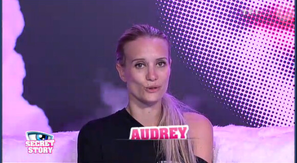 Audrey dans la quotidienne de Secret Story 6 le lundi 6 août 2012 sur TF1