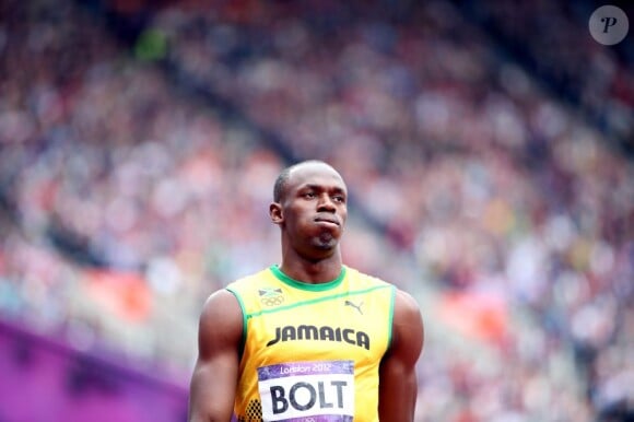 Usain Bolt le 7 août 2012 à Londres lors des Jeux olympiques, a bien du mal avec les règles britanniques