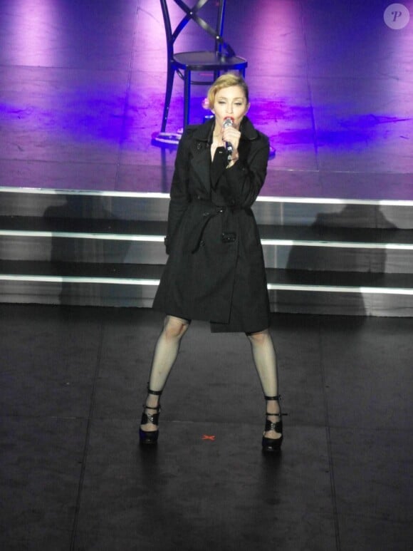 Madonna à L'Olympia le 26 juillet 2012 à Paris