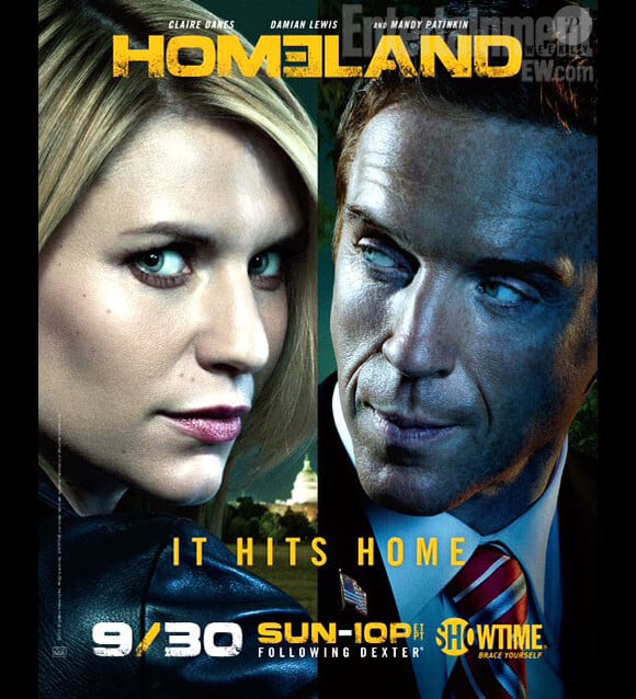 Claire Danes vs Damian Lewis dans la série Homeland créée par Gideon Raff.