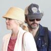 Rachel McAdams et Michael Sheen à l'aéroport de Los Angeles, le 9 août 2012