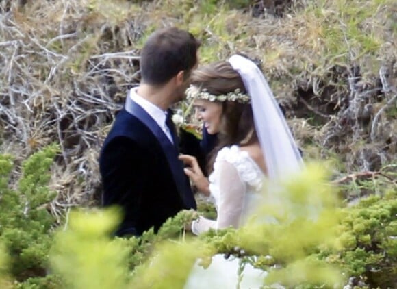 Mariage de l'actrice Natalie Portman et Benjamin Millepied le 4 août 2012 à Big Sur en Californie